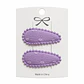 Set 2 Mini Pinzas Colores con Flores Bordadas - Casa Olivia - Miniatura 5