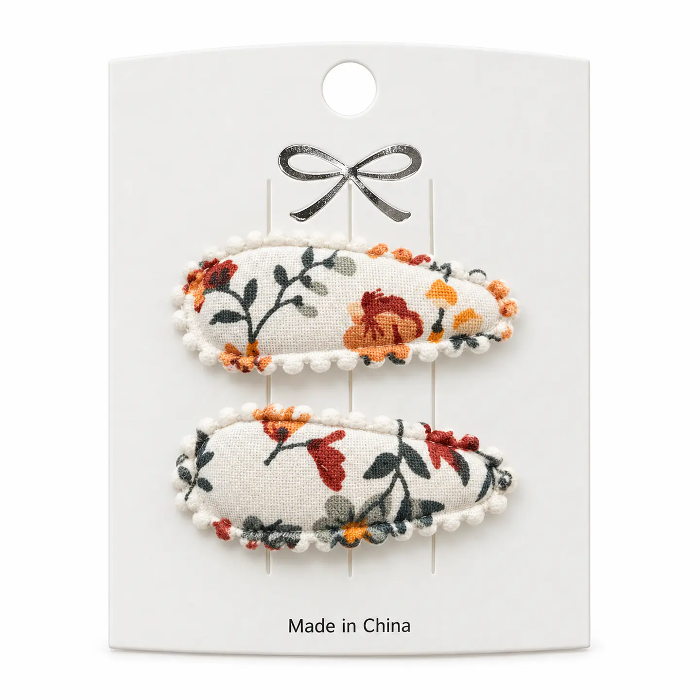 Set 2 Mini Pinzas Colores Diseño Flores - Casa Olivia 4