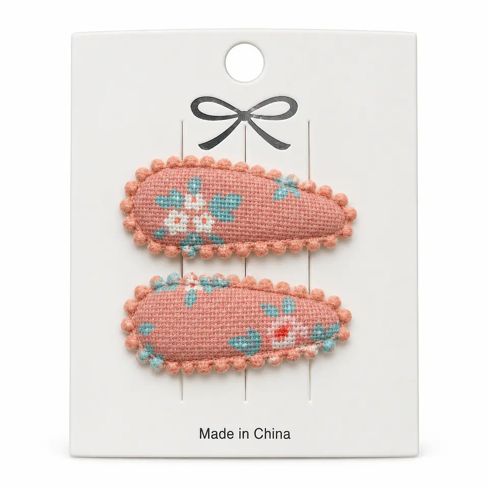 Set 2 Mini Pinzas Colores Diseño Flores - Casa Olivia 5