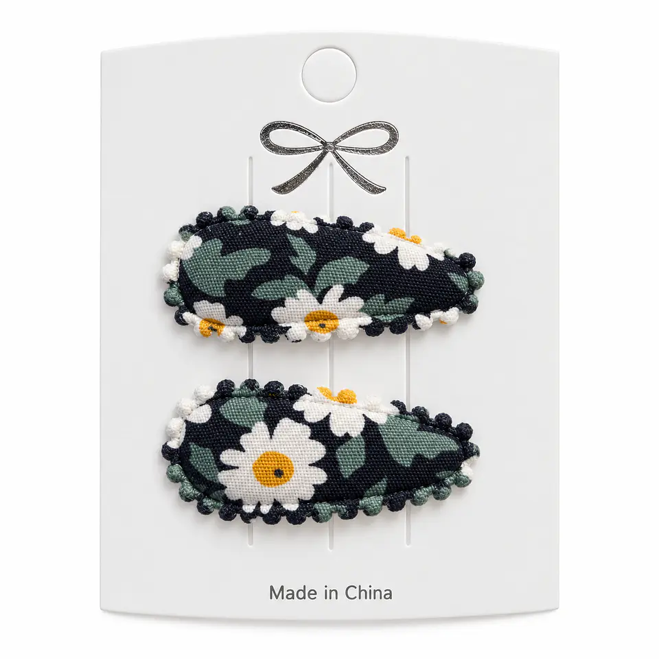 Set 2 Mini Pinzas Colores Diseño Flores - Casa Olivia 7