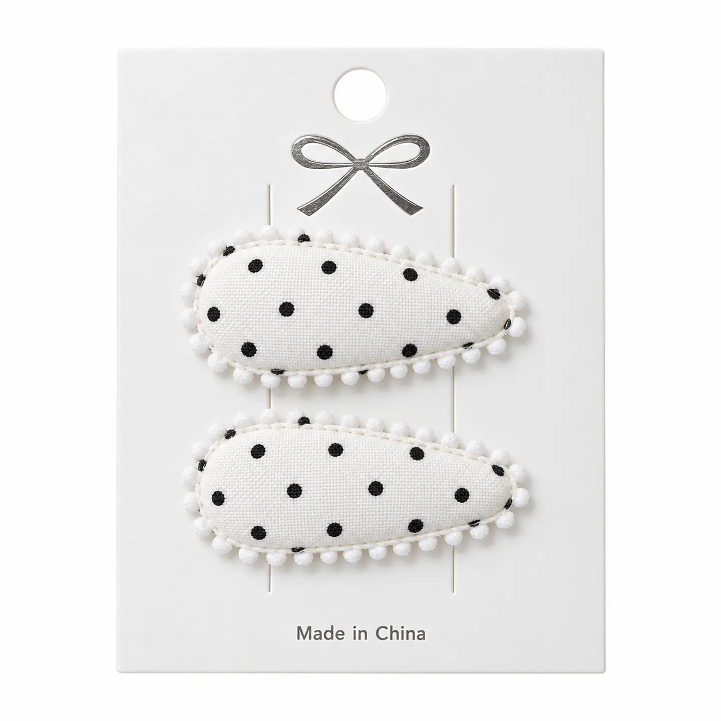 Set 2 Mini Pinzas Colores con Lunares - Casa Olivia 1