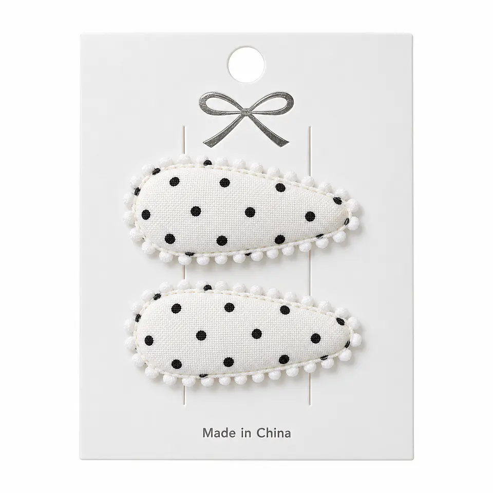 Set 2 Mini Pinzas Colores con Lunares - Casa Olivia 1