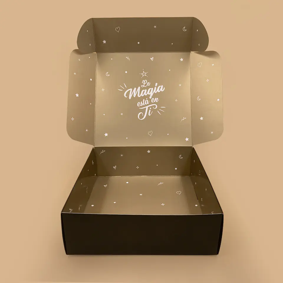 Caja Autoarmable Estrellas 20x20x7cm 2