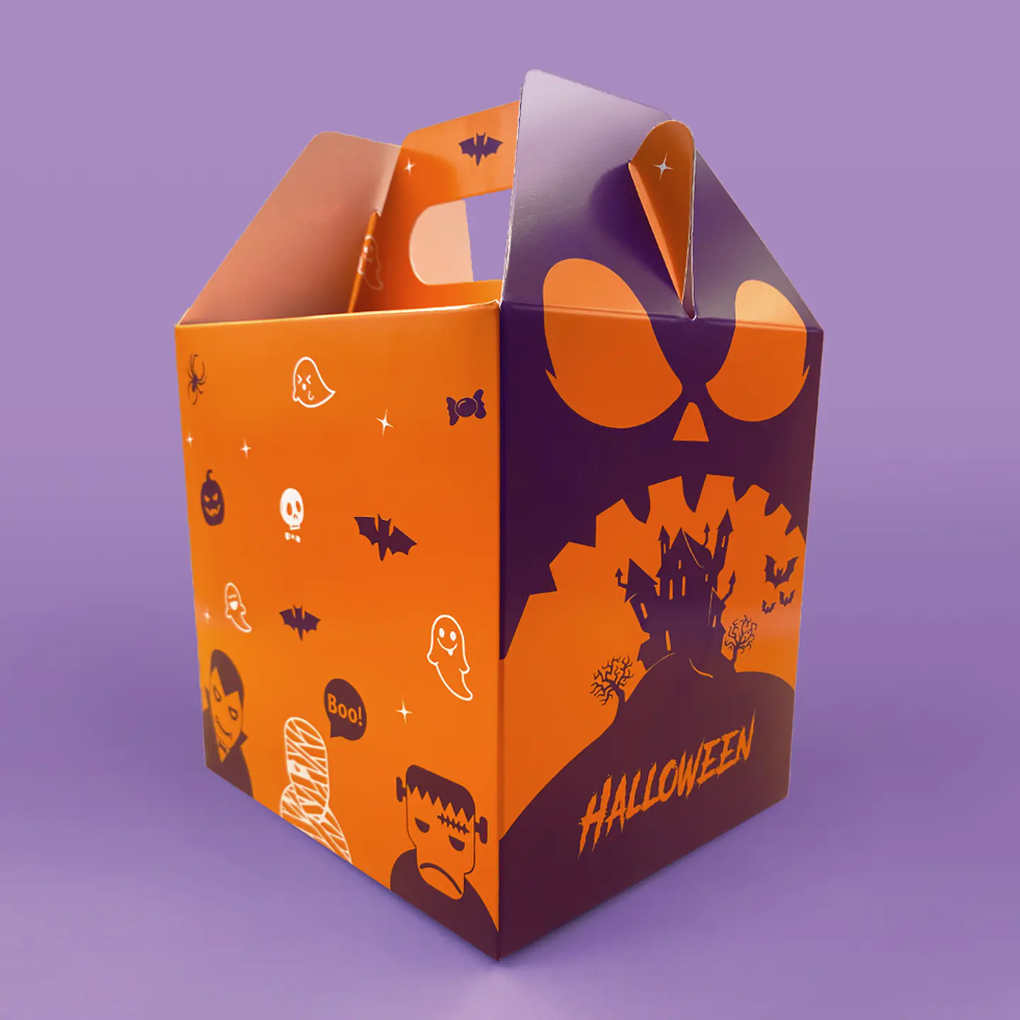 Lonchera Halloween 18x18x15cm 2