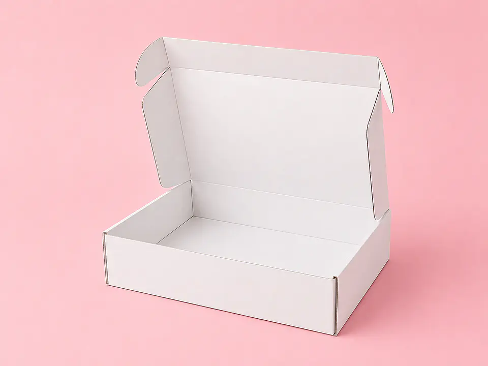 Caja Microcorrugado blanco 30x20x10cm 1