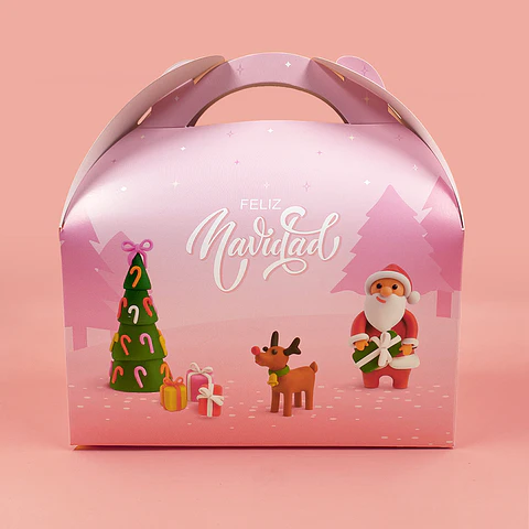 Lonchera Navidad 20X15X12cm