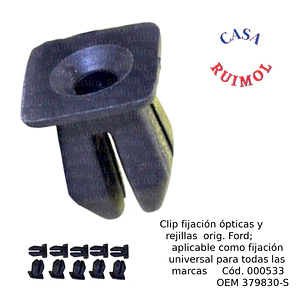 Clip fijación ópticas y rejillas universal (Cod 000533)