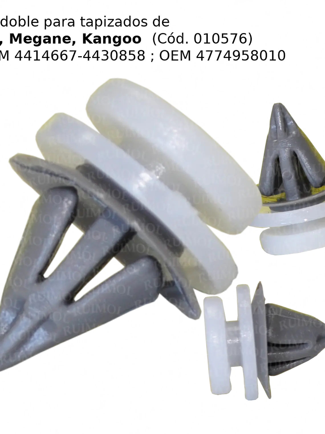 Clip de tapizado Renault Clïo II, Megane, Kangoo (x 10 unid) 2