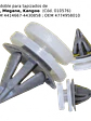 Clip de tapizado Renault Clïo II, Megane, Kangoo (x 10 unid) - Miniatura 2