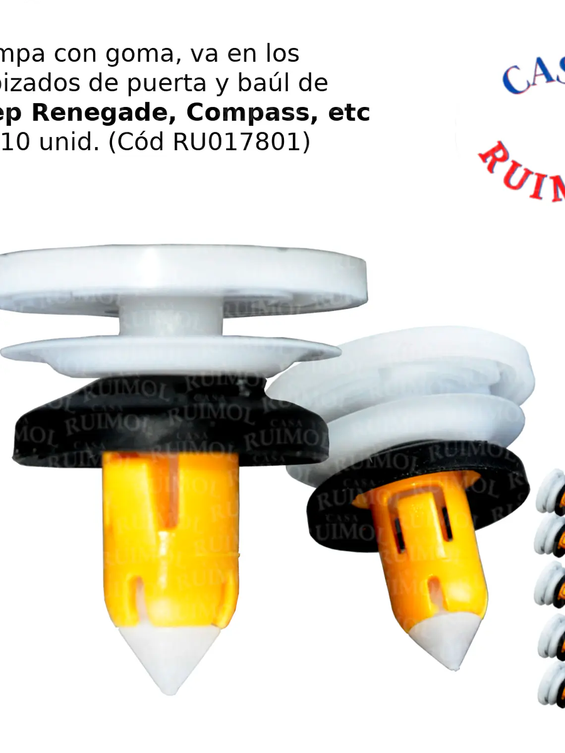 Clip de tapizado Jeep Renegade y Compass (x 10 unid) 2