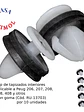 Clip tapizado Peug 207, 208, 308, 408 y otros (x 10 unid) - Miniatura 1