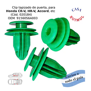 Clip de tapizado interior para Honda FIT, City, CR-V, HR-V y otros  (por unidad)