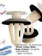 Clip Grampa Tapizados Fiat Mobi, Punto, Way Con Goma (por unidad) - Miniatura 1