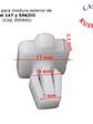 Clip grampa de moldura exterior para Fiat 147 Spazio - Miniatura 2