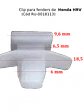 Clip grampa para tapizados y molduras de Honda CR-V OEM 91513-SMG-E11 - Miniatura 2