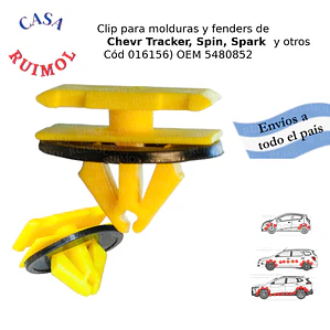 Grampa moldura exterior Chevr Tracker, Spin, Spark, Equinox OEM 5480852