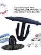 Clip manta capot Peug 206, 207, 307, Partner OEM 90467-T0014 - Miniatura 1