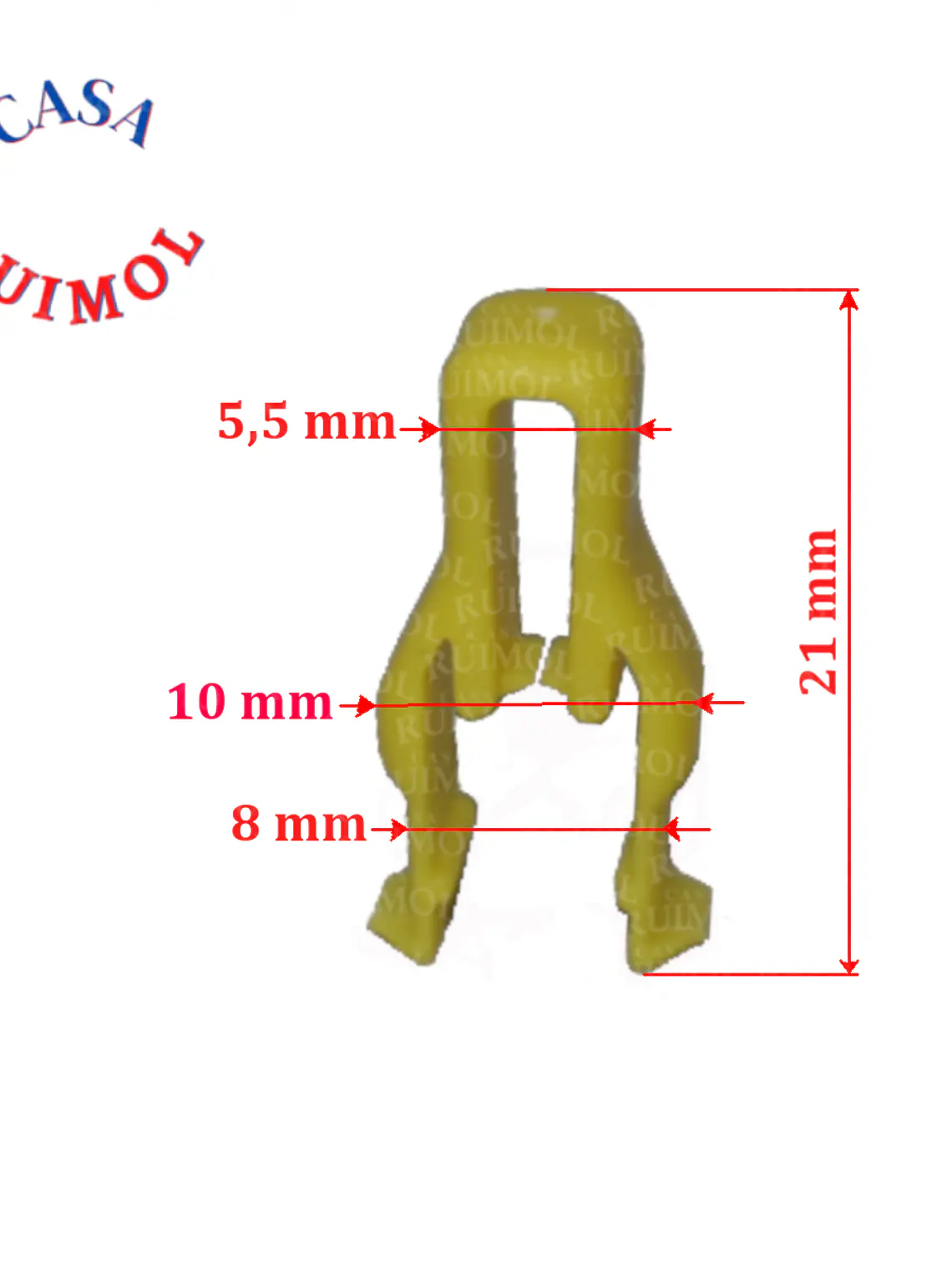 Clip tablero interior , torpedo y rejilla para Toyota Hilux, Corolla OEM 90666-SDA-A01 2