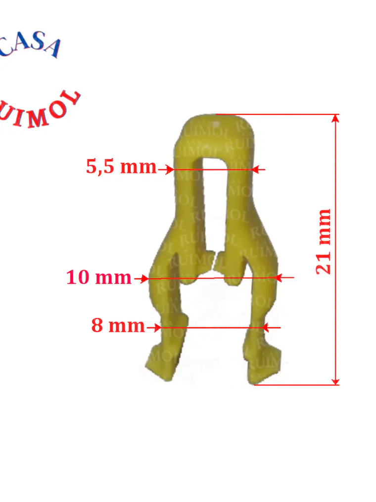 Clip tablero interior , torpedo y rejilla para Toyota Hilux, Corolla OEM 90666-SDA-A01 2