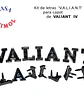 Kit de letras capot VALIANT para Valiant IV metálicas - Miniatura 2
