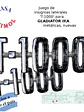 Juego de insignias 'T-1000' para Gladiator IKA originales metálicas - Miniatura 1