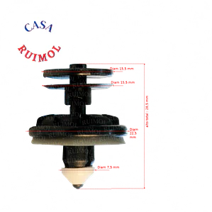 Clip tapizado VW Polo, Vento, Gol, Passat, Scirocco, etc OEM 6Q0 868 243