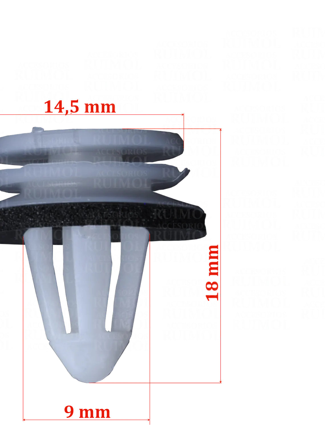 Clip grampa tapizado para Amarok, Surán, Fox y otros OEM 6X0868243A 2