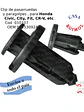 Clip de pasarruedas y paragolpes para Honda Civic, Fit, City y otros OEM 0155309241 - Miniatura 1