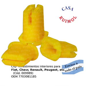 Clip grampa revestimientos interiores universal OEM 7703081185
