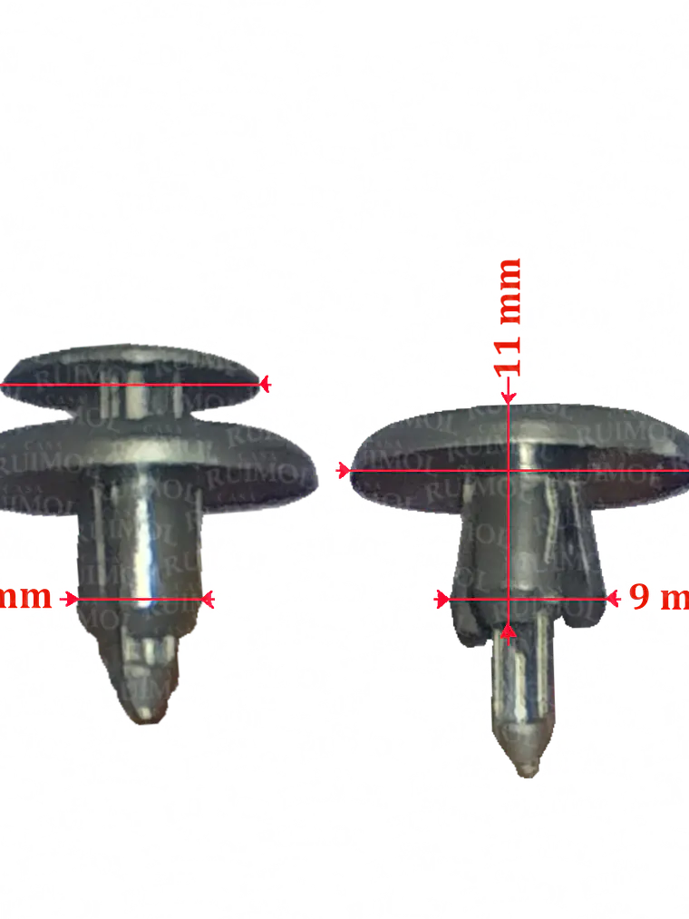 Clip grampa pasarruedas para Hilux, Corolla, Yaris y otros OEM 90467 07166 2