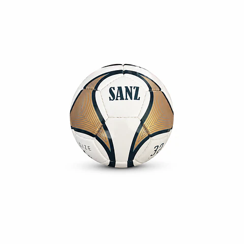 Pelota de Fútbol SANZ Nº4 Gold Pro – Diseño Elegante y Gran Resistencia