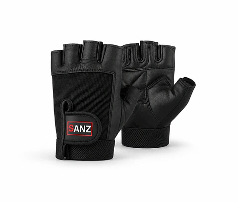 Guantes de Entrenamiento SANZ de Cuero – Agarre, Protección y Comodidad