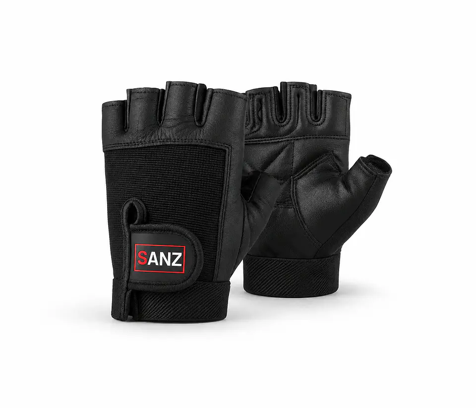Guantes de Entrenamiento SANZ de Cuero – Agarre, Protección y Comodidad 1