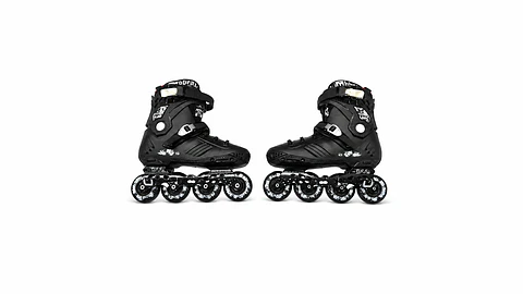 Patín en Línea Urbano Negro de 4 Ruedas – Estabilidad, Control y Diseño Deportivo