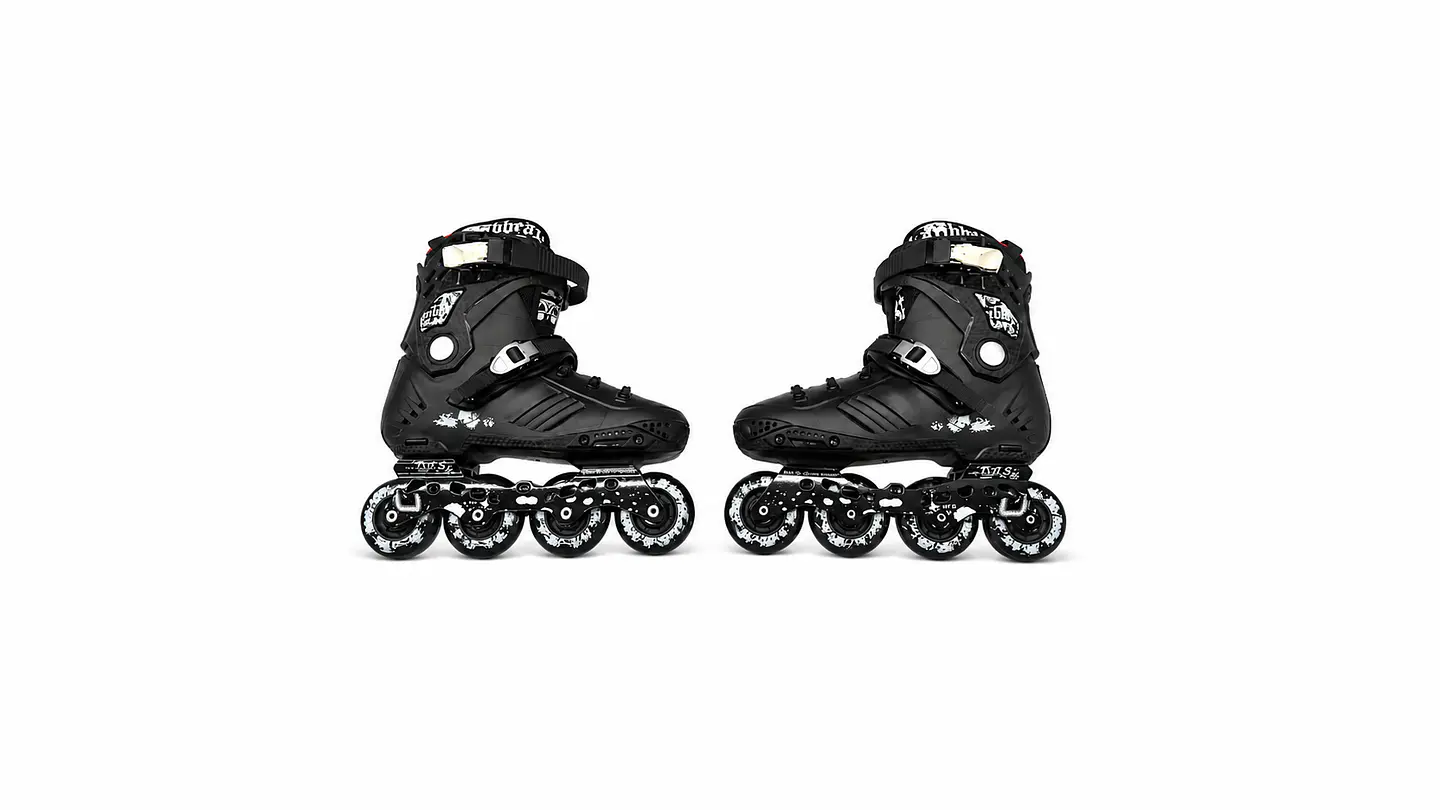 Patín en Línea Urbano Negro de 4 Ruedas – Estabilidad, Control y Diseño Deportivo 1