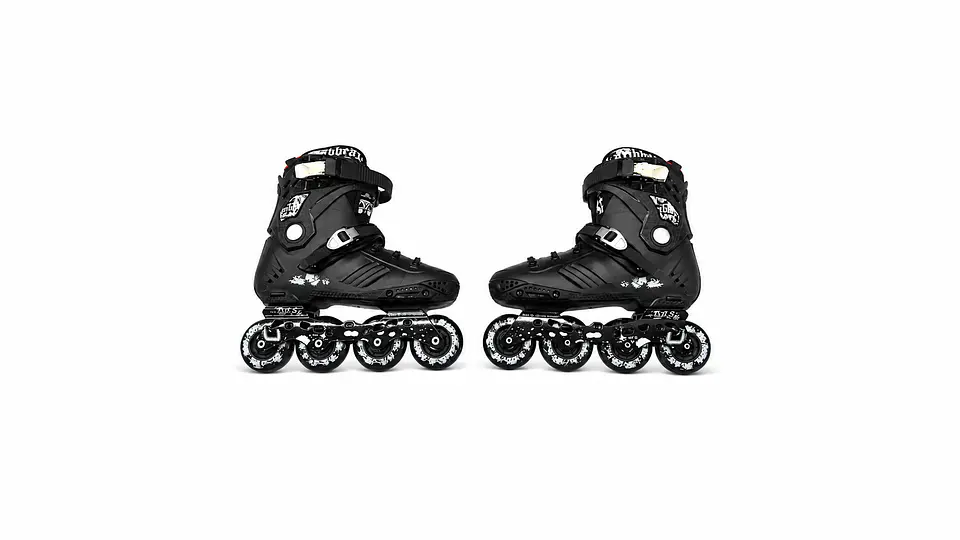 Patín en Línea Urbano Negro de 4 Ruedas – Estabilidad, Control y Diseño Deportivo 1