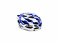 Casco Deportivo INBIKE Azul y Blanco – Ventilado, Cómodo y Ajustable - Miniatura 1