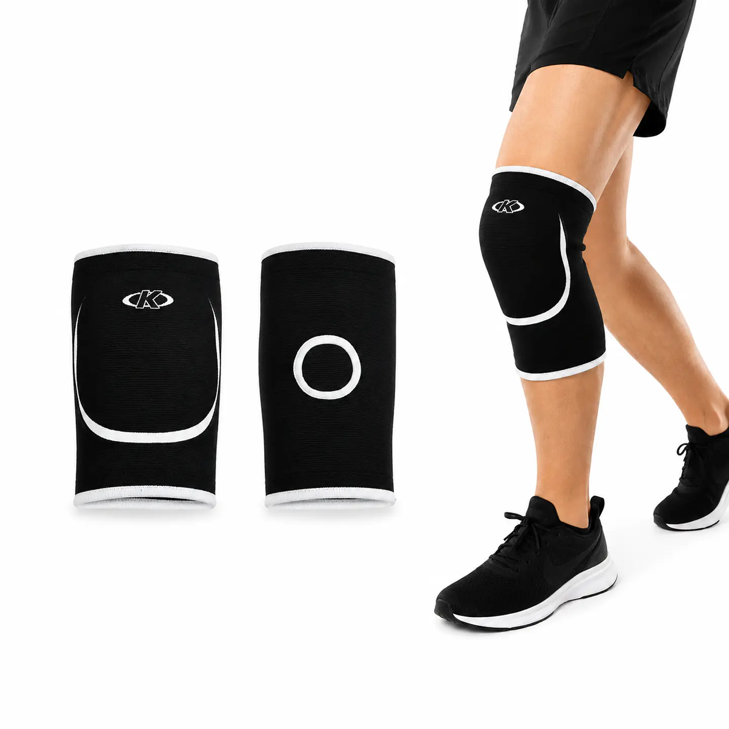 Protección Elástica 2 en 1 para Rodilla o Codo – Cómoda, Flexible y Deportiva 1