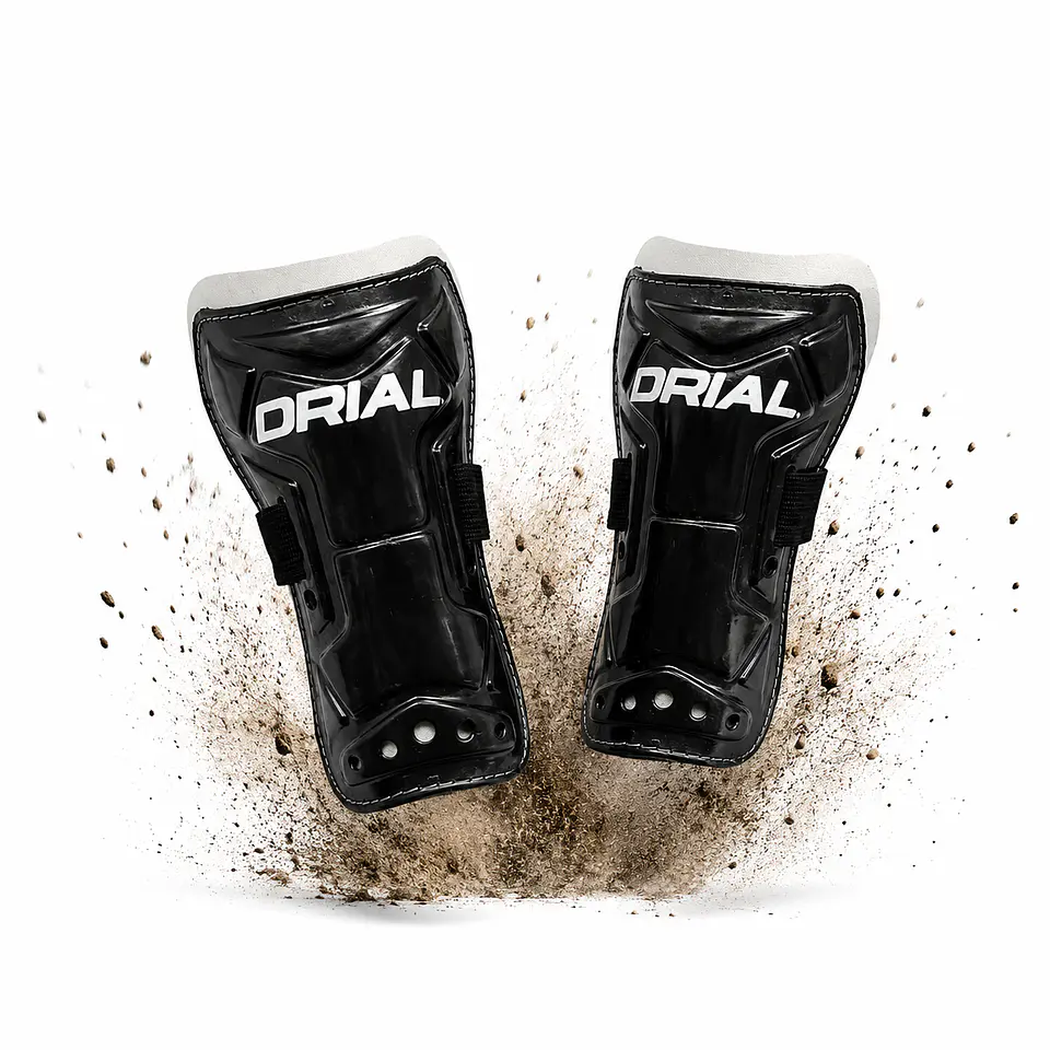  Canilleras de Hockey Drial Negras – Protección, Comodidad y Ajuste Seguro 2