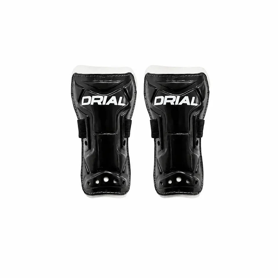  Canilleras de Hockey Drial Negras – Protección, Comodidad y Ajuste Seguro 1