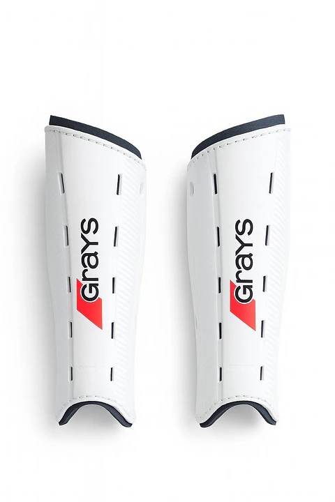 Canilleras de Hockey Grays Blancas – Protección Liviana |