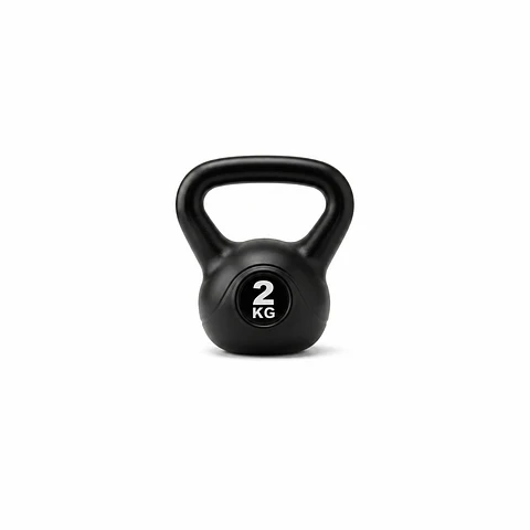 Pesa Rusa Kettlebell Negra – Entrenamiento de Fuerza | 2, 4, 6, 8 y 10 kg