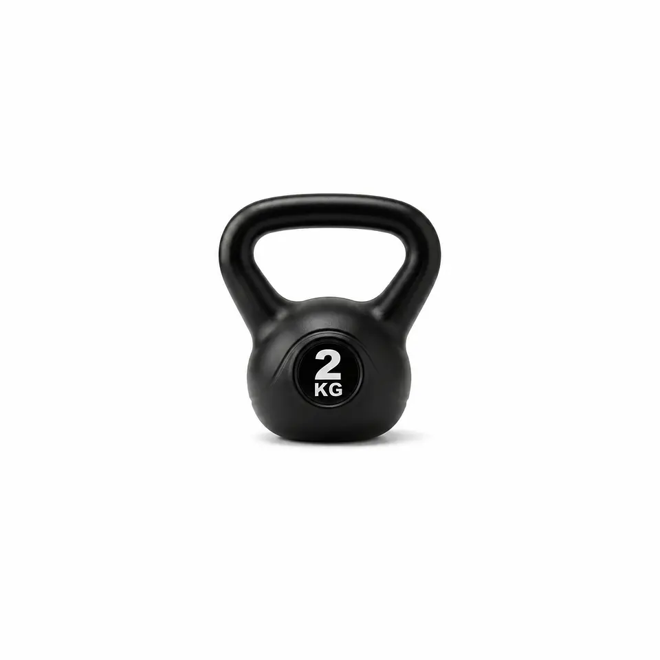 Pesa Rusa Kettlebell Negra – Entrenamiento de Fuerza | 2, 4, 6, 8 y 10 kg 2
