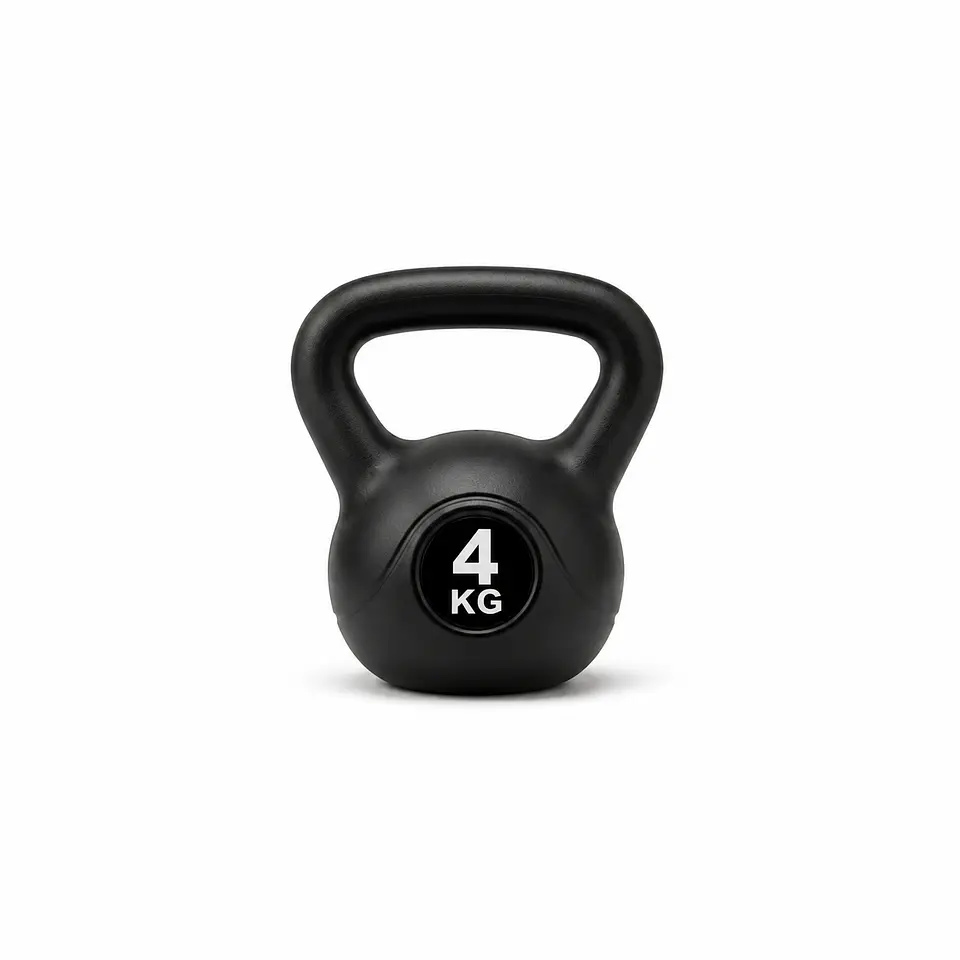 Pesa Rusa Kettlebell Negra – Entrenamiento de Fuerza | 2, 4, 6, 8 y 10 kg 3