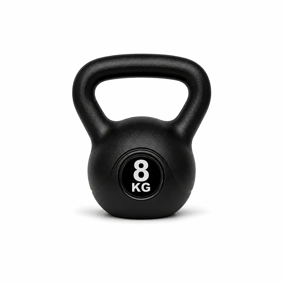 Pesa Rusa Kettlebell Negra – Entrenamiento de Fuerza | 2, 4, 6, 8 y 10 kg 5