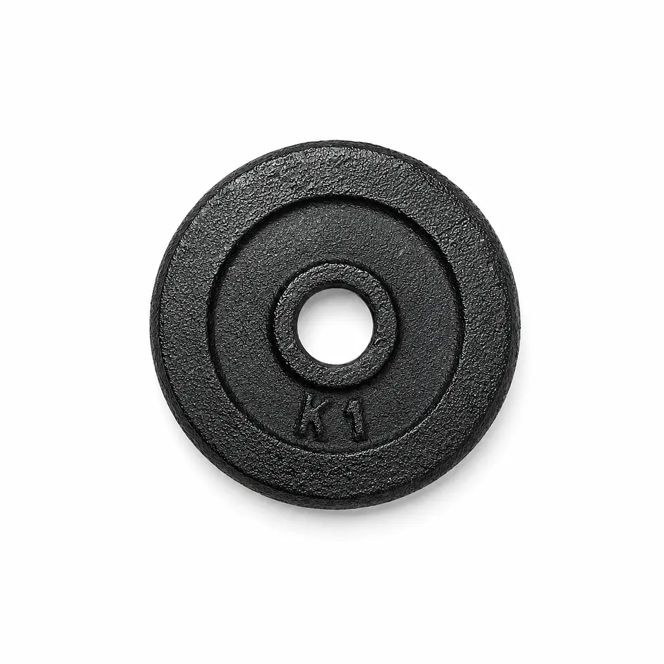 Disco de Hierro Fundido para Pesas – 1, 2, 3, 5 y 10 kg 1