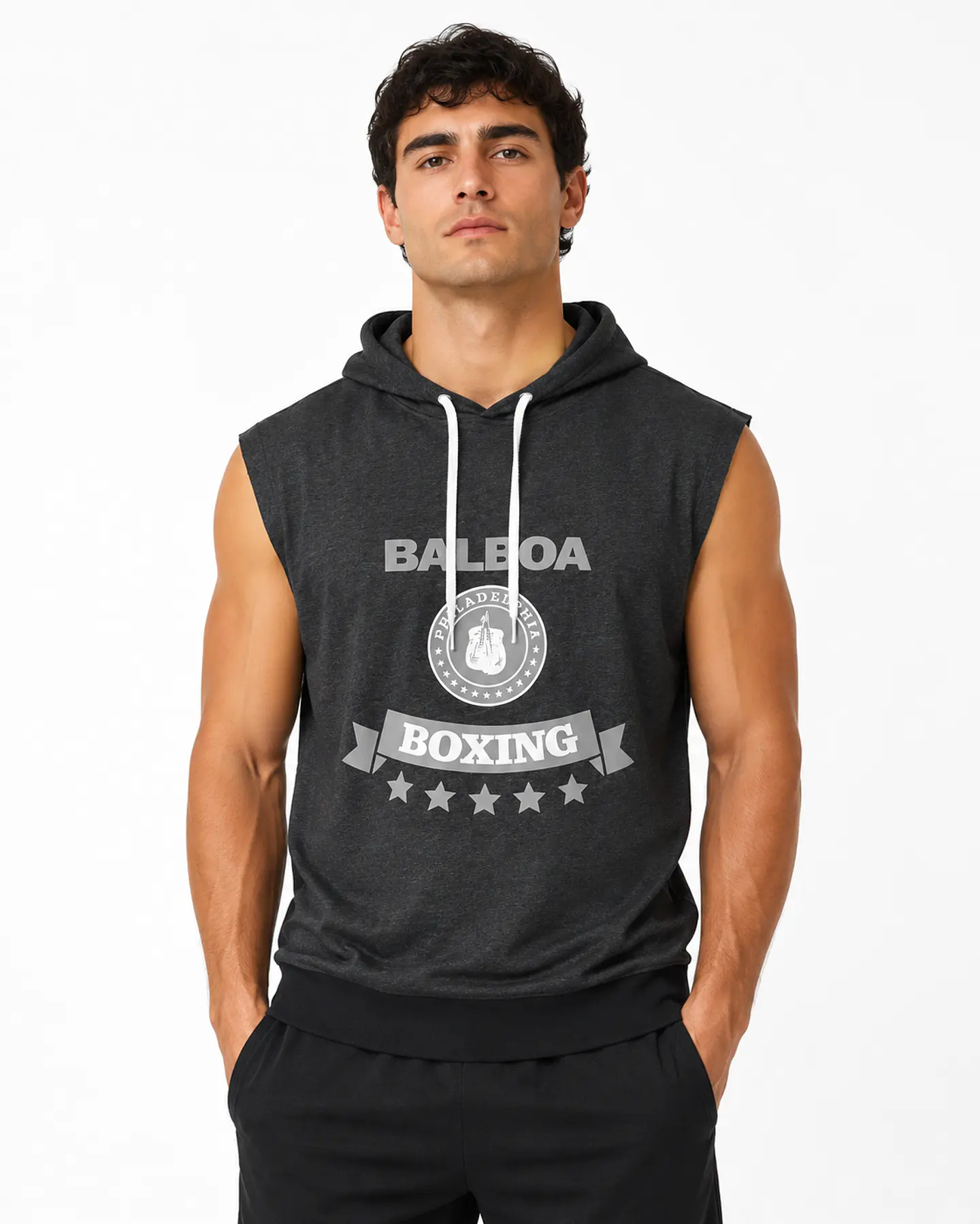 Canguro Balboa Boxing Sin Mangas con Capucha – Deportivo, Cómodo y con Estilo 1