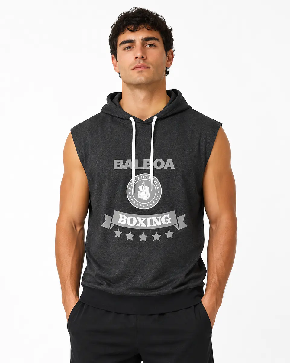 Canguro Balboa Boxing Sin Mangas con Capucha – Deportivo, Cómodo y con Estilo 1