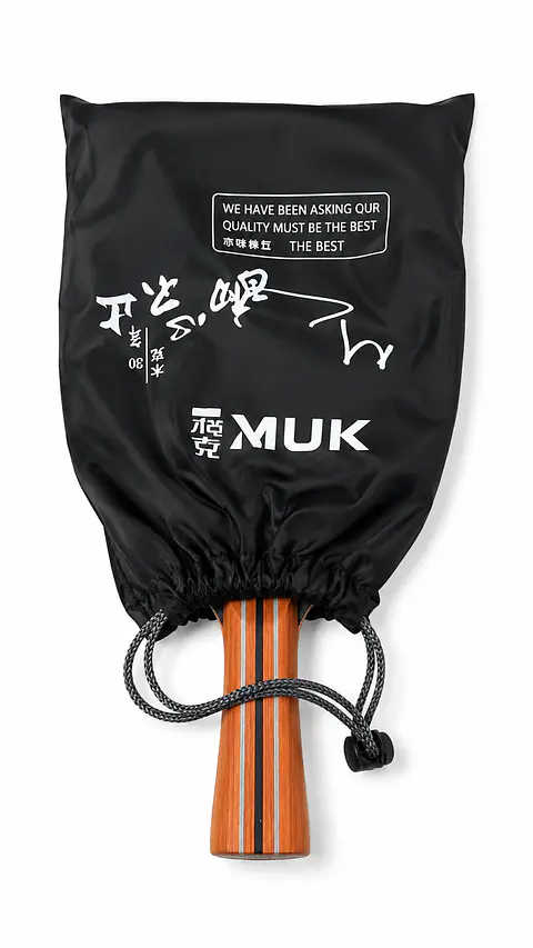 Paleta de Ping Pong MUK con Funda Protectora