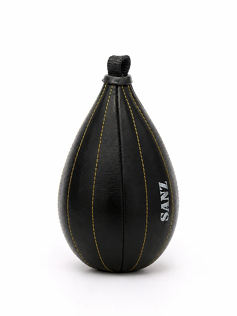 Pera de Boxeo SANZ Negra Cuero